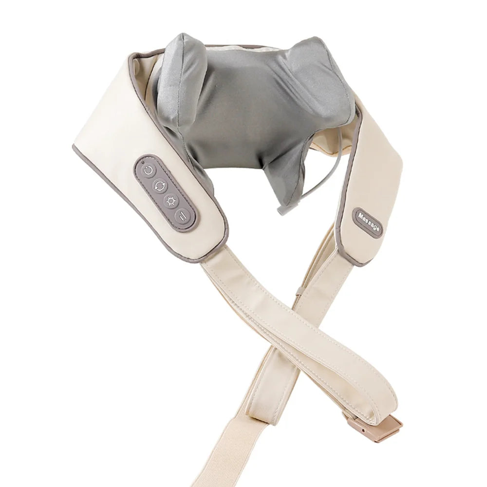 Massaggiatore Wireless per Collo e Schiena con Impasto Profondo – Wellune FlexiRelief