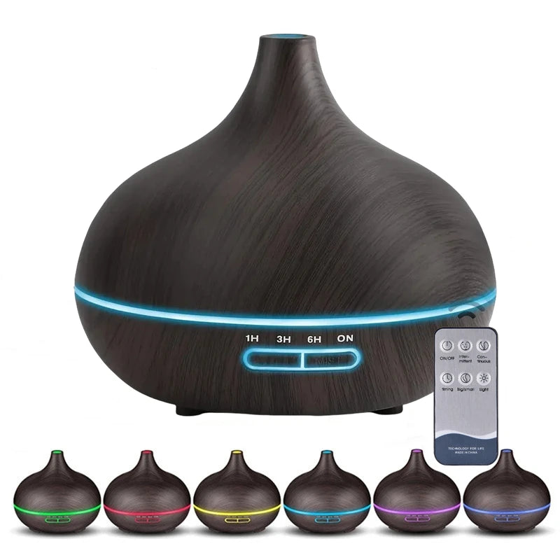 Diffusore Aromi a Ultrasuoni 550ml con LED 7 Colori – Wellune RelaxMist