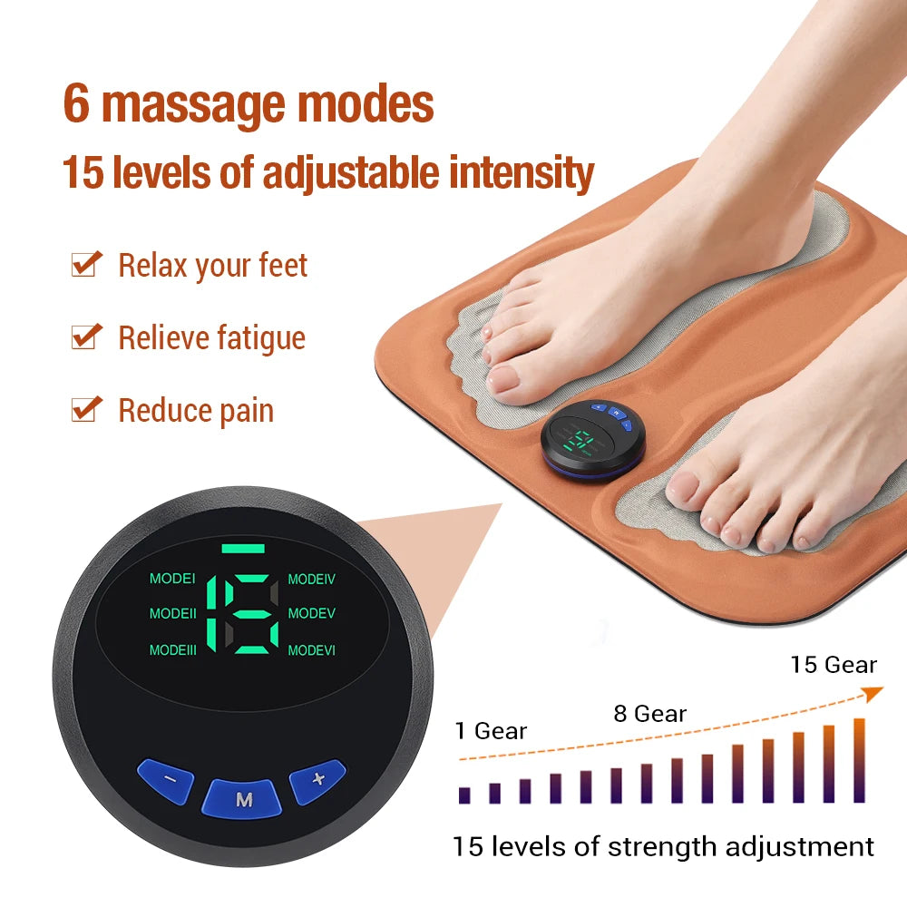 Pad Massaggiante Smart 3D per Piedi – Sollievo e Circolazione in 15 Minuti WellunePad