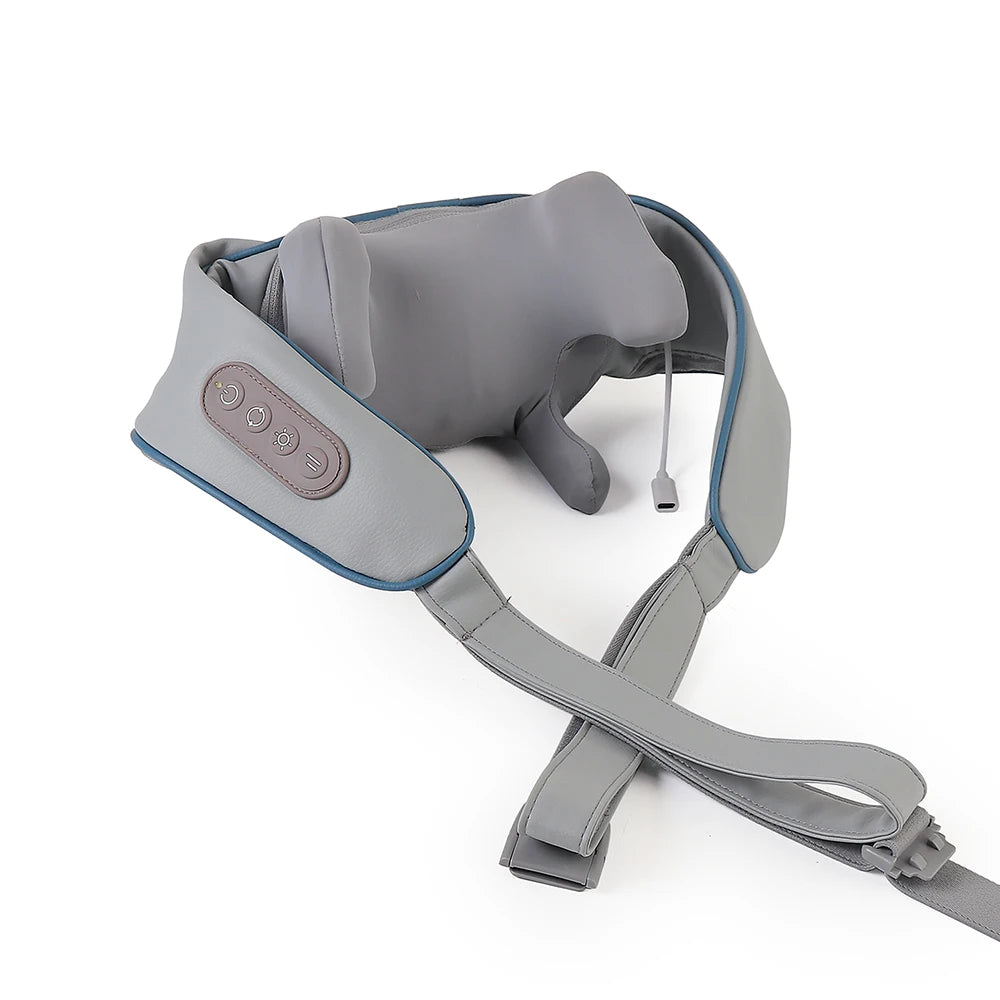 Massaggiatore Wireless per Collo e Schiena con Impasto Profondo – Wellune FlexiRelief
